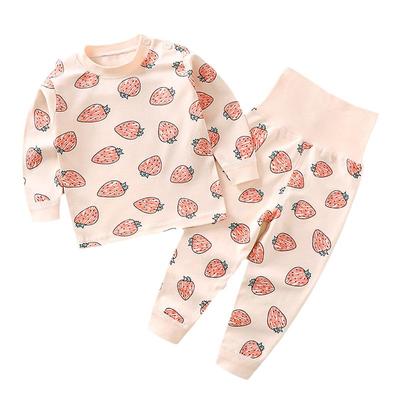 儿童纯棉高领秋衣秋裤春秋款内衣