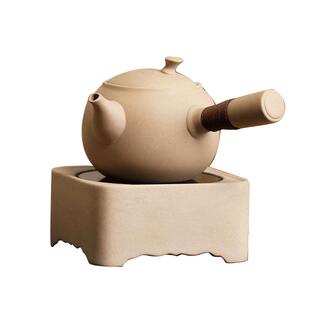品陶堂侧把煮茶壶电陶炉煮茶套装小型煮茶器陶壶煮茶炉 煮茶专用