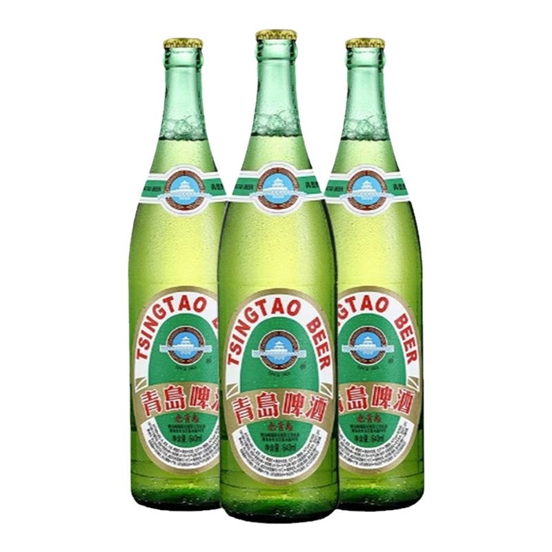 青岛啤酒老青岛640ml*6瓶箱啤整箱包邮