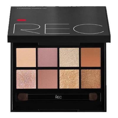 rec玩家多控8色眼影盘大地色