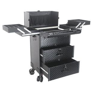 化妆师专用拉杆化妆箱专业跟妆师美甲箱子外出美容行李纹绣工具箱