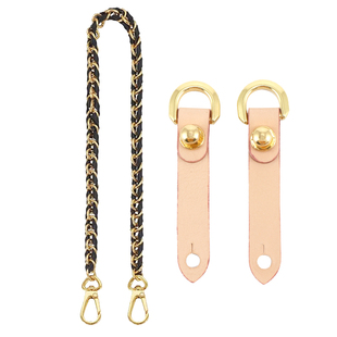 适用lv化妆包肩带配件nice nano改造mini链条包带D扣丝巾包链内胆