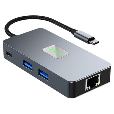 USB3.2千兆网卡HDMI高清投屏拓展
