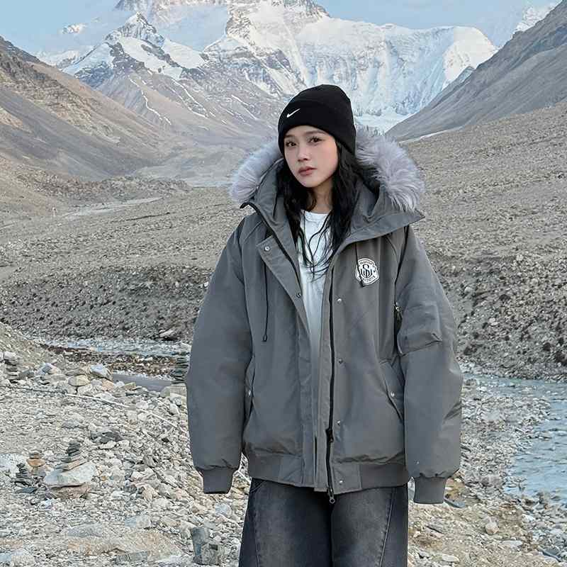 工装派克羽绒棉服女2025冬季新款加厚韩版宽松棉衣外套爆款棉袄潮