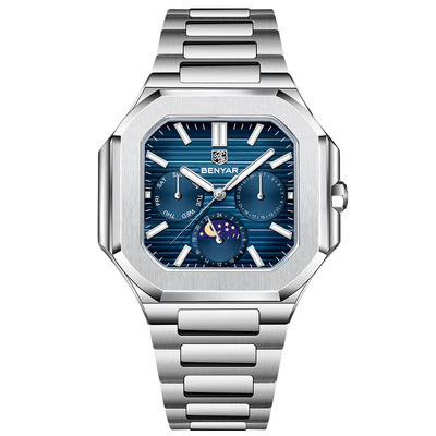 BENYAR男士石英功能防水腕表
