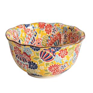 手绘陶瓷碗碟套装家用2024新款点心碟高颜值碗盘子菜盘组合釉下彩