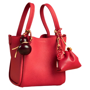 Songmont山下有松开运红色包包本命年送老婆情人节礼物婚包