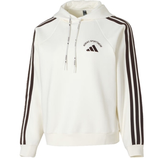 adidas阿迪达斯女子MS HOODY运动休闲连帽套头衫卫衣锐力KC0034