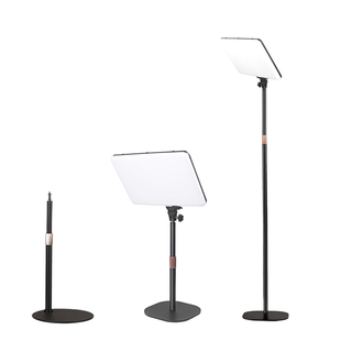 圆盘落地支架补光灯直播灯光专业灯珠主播桌面美颜打光拍照摄影灯全面屏化妆面光护眼带货室内俯拍方形平板灯