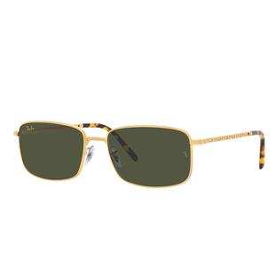 RayBan雷朋墨镜太阳镜金属老钱风窄框男女款矩形复古防晒0RB3717