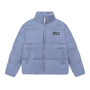 BIPOLAR断字胶印棉服基础简约百搭款上衣保暖外套冬季新款情侣款