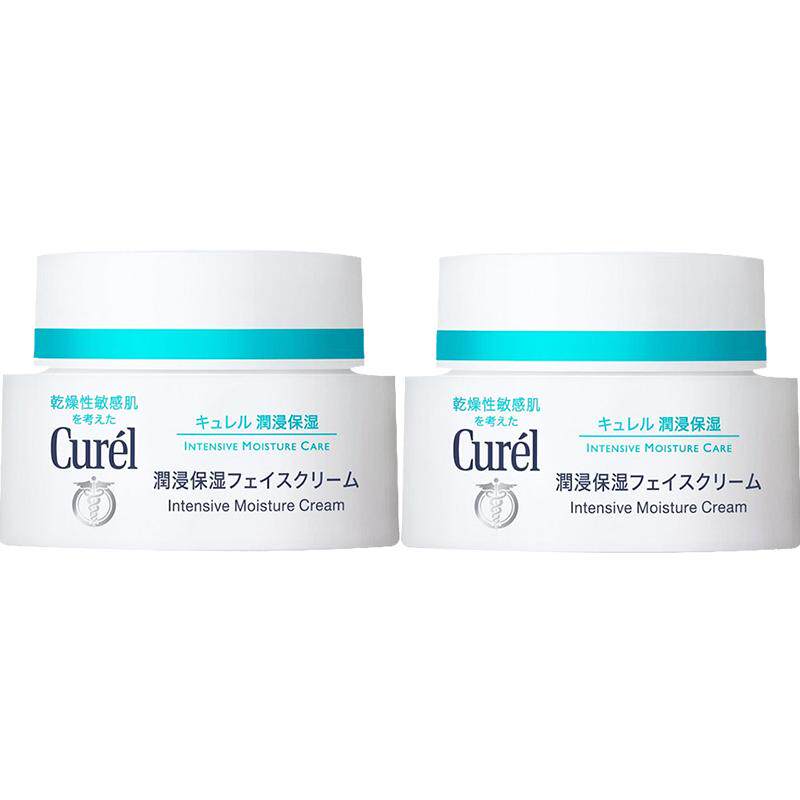 【自营】Curel珂润面霜40g*2补水保湿敏感肌面霜乳霜滋养保湿修护