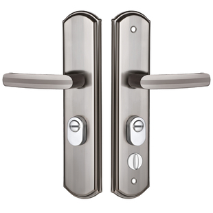 防盗门把手通用型入户面板锁具老式门锁配件家用拉手大门换锁手柄