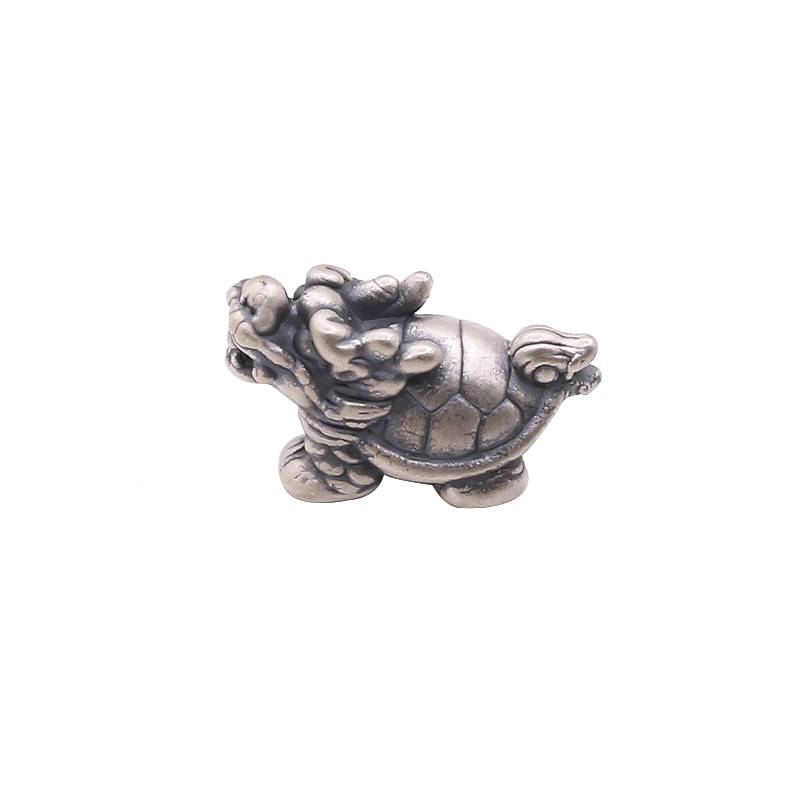 diy足银龙龟编绳仿古招财隔珠