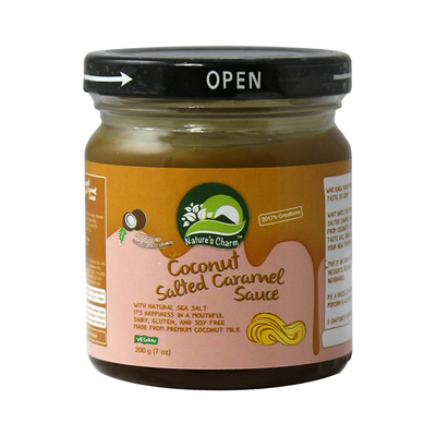 椰子海盐焦糖酱纯素甜品烘焙