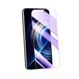 适用红米k50钢化膜无白边抗蓝光玻璃k50pro手机膜防指纹保护k50至尊版高清redmik50电竞版全屏全覆盖小米防摔