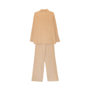 【布拉德广场】娜娜的孕期穿搭|孕妇装春秋针织上衣裤子两件套装