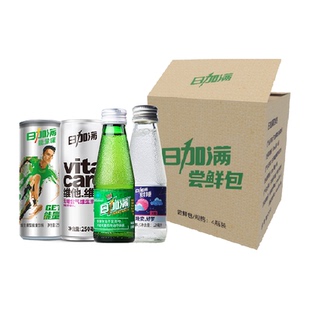日加满小绿瓶功能饮料缓解体力疲劳+甜睡+罐装随机多口味尝鲜包