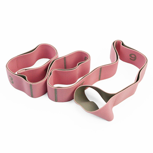 多段健身瑜伽伸展带跳舞弹力带纠正姿势拉力带分格松紧数字阻力带