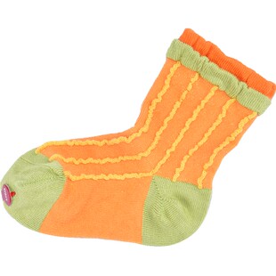 Durr迪尔春秋透气纤维新生儿宝宝男女童袜条纹四季袜4双装