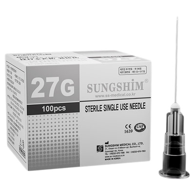 韩国小针头医用一次性非无痛注射剂针27g13mm38mm毫米水光微整针