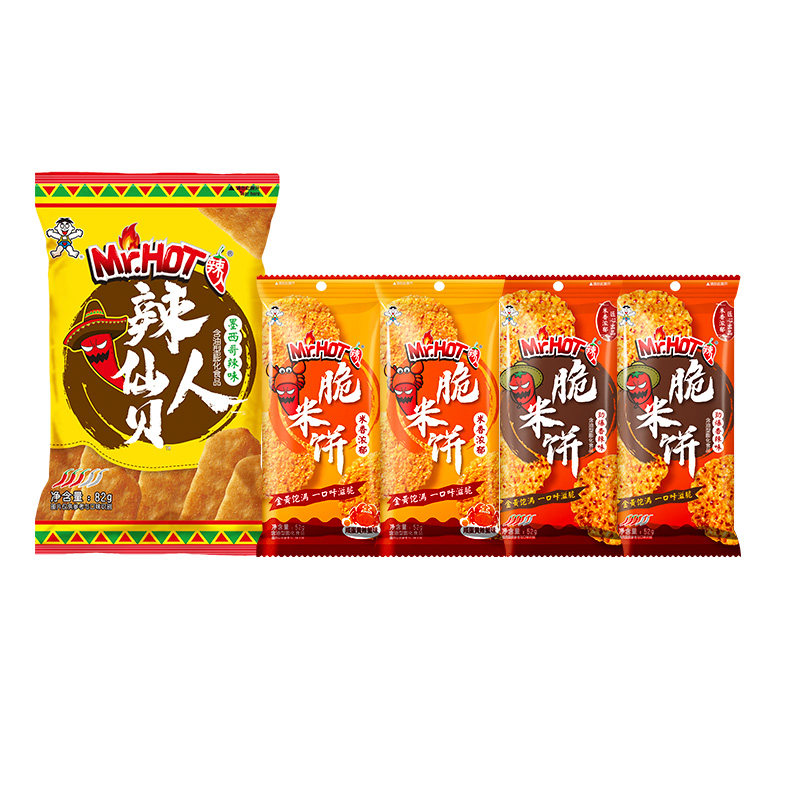 旺旺辣椒酥脆米饼组合