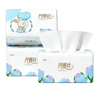 400张加厚抽纸整箱家用实惠装