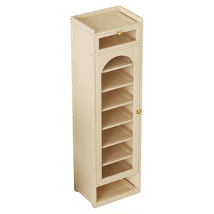 单开门鞋柜入户门口置物架小窄鞋架外楼道鞋子收纳柜夹缝防尘鞋柜