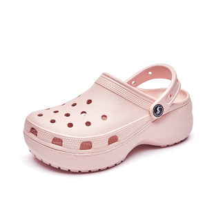 2026新款云朵洞洞鞋女款夏季防滑厚底增高凉鞋爆款软底拖鞋外穿潮