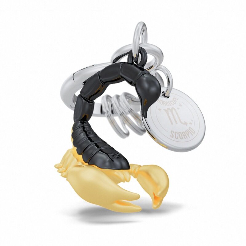 比利时天蝎座钥匙扣包包挂件十二星座系列生日礼物 Metalmorphose