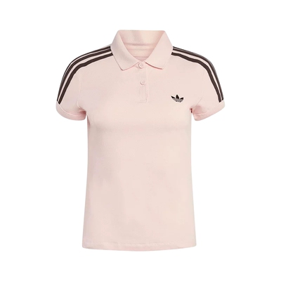 adidas阿迪达斯三叶草运动修身T恤2026夏女短袖翻领POLO衫 KD3699