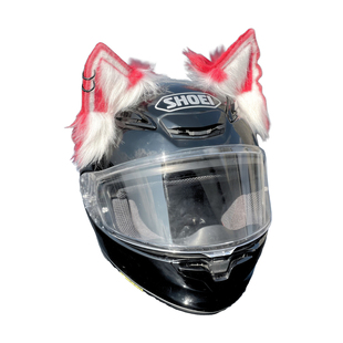 ◆AOIZZ◆头盔装饰摩托车滑雪头盔装饰耳朵个性外卖头盔装饰男士