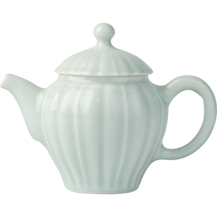 三勤堂微瑕景德镇茶壶泡茶家用玻璃二才盖碗茶具粗陶壶窑变侧把壶