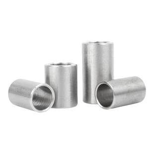 304不锈钢轴套加长圆柱套管钢套无牙螺丝空心衬套M2M3M4M5M6-M20