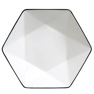 北欧风拼盘餐具套装家用创意六角盘子装菜盘饭碗组合过年团圆餐具