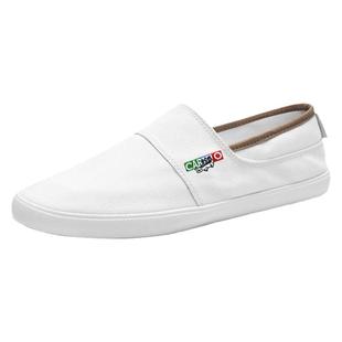 卡帝乐鳄鱼布鞋男鞋秋季新款帆布鞋女低帮潮流情侣鞋百搭休闲鞋男