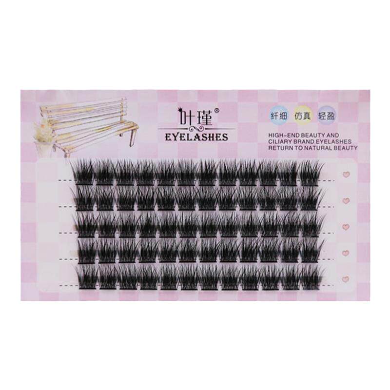 分段式睫毛女自然浓密羽扇轻盈卷翘硬梗自嫁接软毛三部曲写真E30