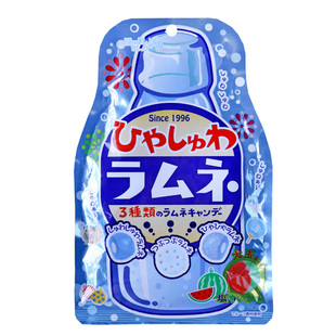 senjaku糖日本进口扇雀饴3种类清凉碳酸柠檬汽水苏打糖鸟笼水果糖
