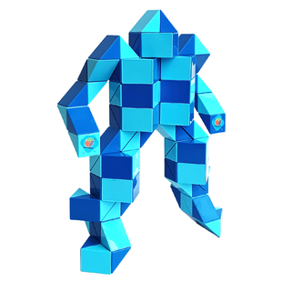 正品百变24段魔尺幼儿园玩具36段48段60段72段节儿童益智拼接变形