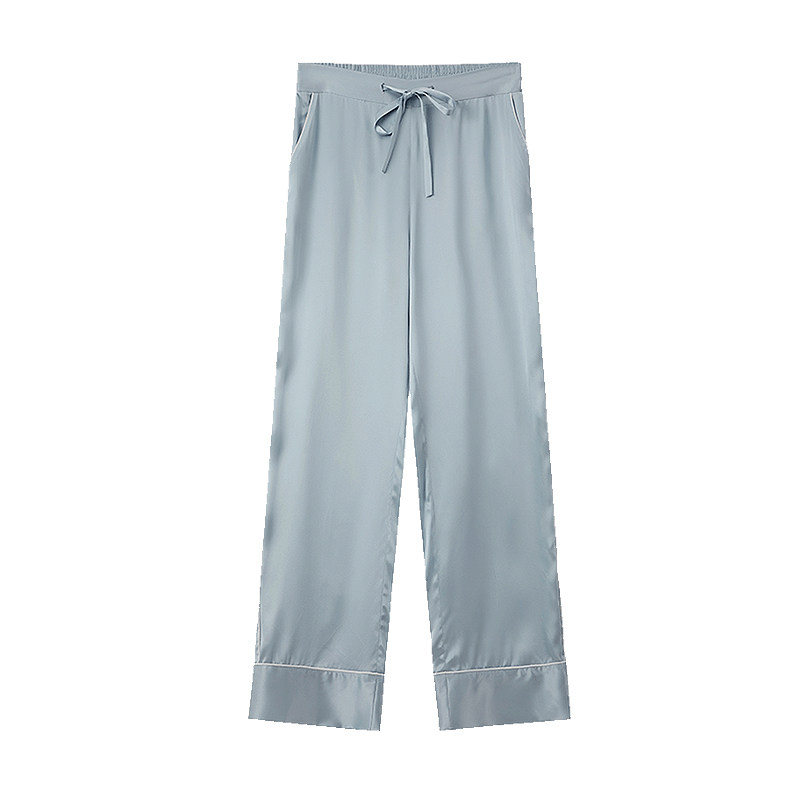 丝侬男士真丝九分家居服休闲