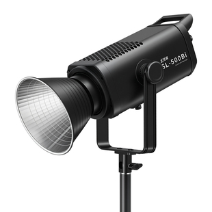 灵需SL-500Bi补光灯实标530W瓦高功率COB常亮灯500W足功率儿童婚纱影楼LED摄影灯双色温DMX512控台直播间灯光