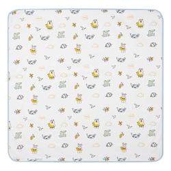 十月结晶婴儿包被秋冬防惊跳纯棉新生儿包单