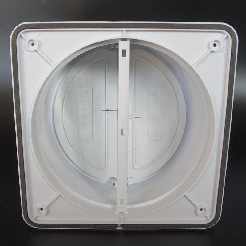 厨房通用大口径防烟宝公共烟道止逆阀油烟机止回阀单向排烟风口