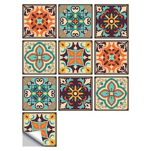 厨房卫生间防水墙贴浴室腰线自粘墙纸墙面装饰翻新瓷砖贴纸花砖贴