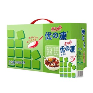 惠尔康优仙草果冻解渴腻清爽消暑火零食即食冻凉粉整箱248g*16盒