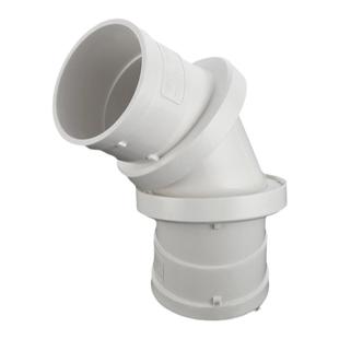 PVC万向旋转弯头弯通可调节直接90度排水管配件下水接头50/75/110