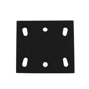 东成平板砂光机橡胶底板海绵泡沫垫子黑色垫板东城砂纸机自粘配件