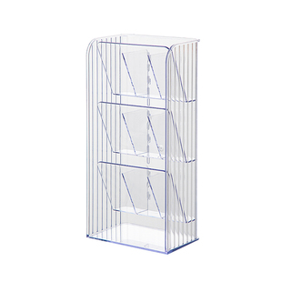 管状分格药膏收纳盒桌面软膏整理神器多功能家用小药膏分类置物架