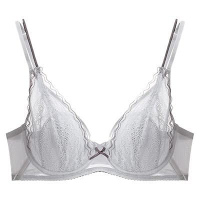 蕾丝薄款舒适软钢圈大胸文胸