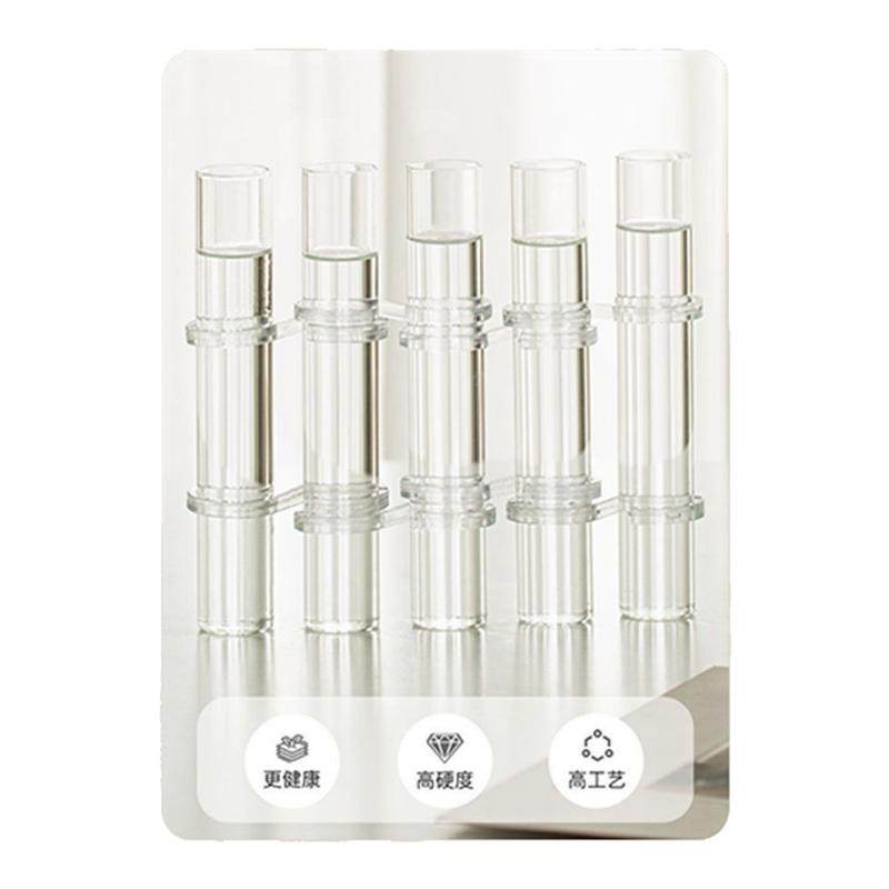 一排试管花瓶网红折叠ins水培